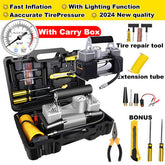 Portable 12V Air Compressor – Heavy-Duty Tyre Inflator & Deflator